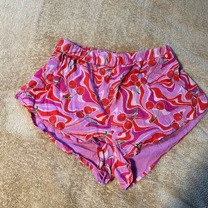 Cherry sleep shorts